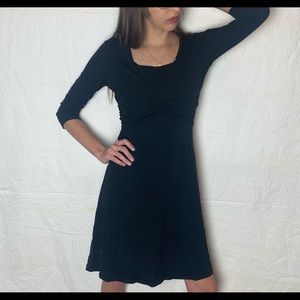 LOFT Classic Sleek Black Cocktail Dress SIZE: 4